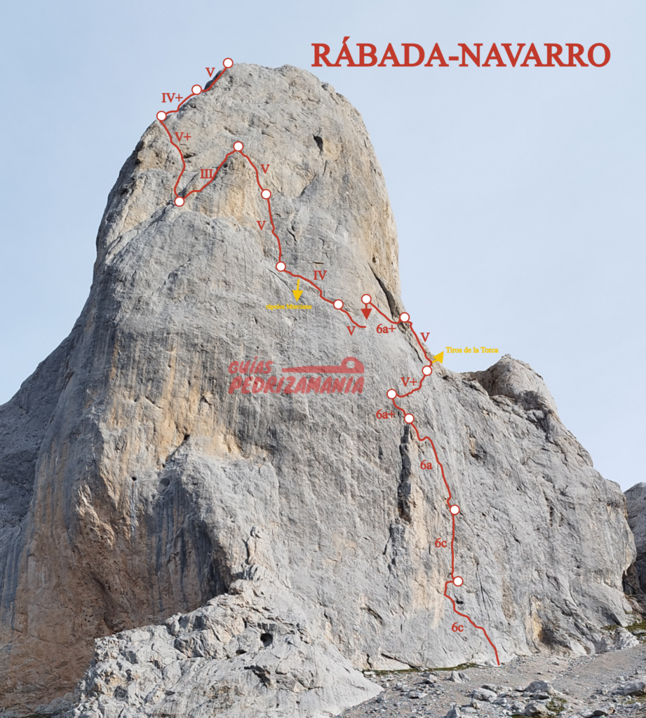 Rabadá-Navarro al Picu Urriellu 6a/A1(6c)