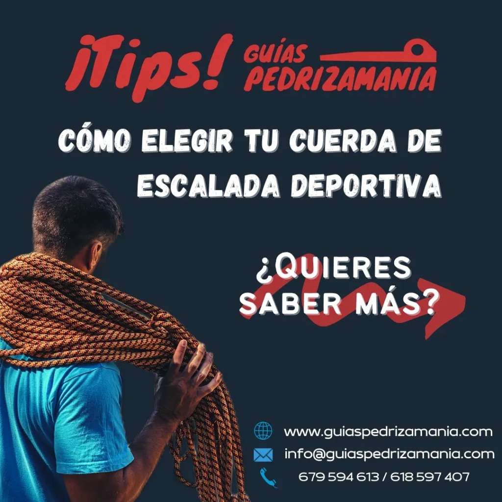 Cómo elegir tu cuerda de escalada deportiva
