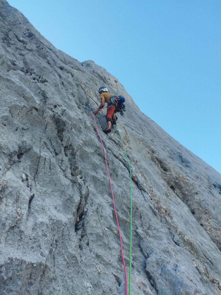 Sagitario al Picu Urriellu (6a)