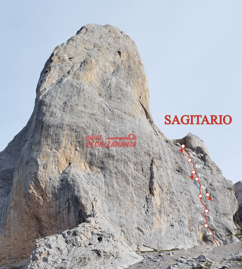 Sagitario al Picu Urriellu (6a)